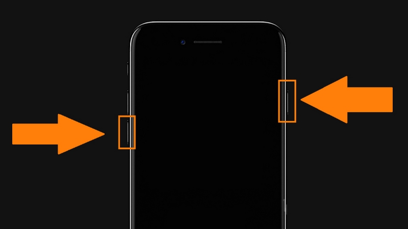 iphone 7 plus bị đen góc màn hình