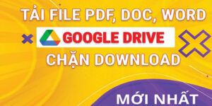 Hướng dẫn các cách download file trên google drive bị khóa