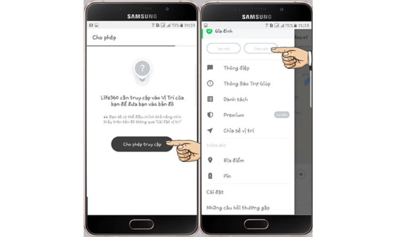 Cách tìm điện thoại Samsung bị mất bằng Find My Friends
