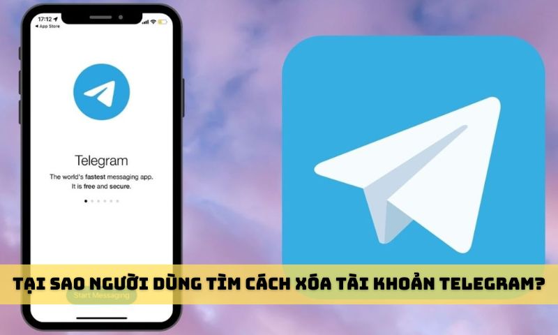 Tại sao người dùng tìm cách xóa tài khoản Telegram?